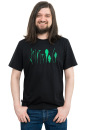 Männershirt Kenia Finnischer Garten schwarz