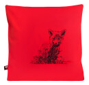 Bio-Kissenbezug Fuchs rot 40x40 cm