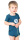 Bio-Babybody Pusteblume, petrol S (0-3 Monate)