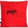 Bio-Kissenbezug Frischlinge rot 40x40 cm
