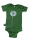 Bio-Babybody Pusteblume, grün S (0-3 Monate)