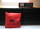 Bio-Kissenbezug Hirsche rot 40x40 cm