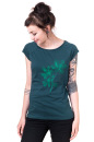 Bio- & Fairtrade-Frauenshirt Kastanie, dunkelgrün M