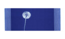 Bio&Fair-Trade Geschirrtuch handgewebt Pusteblume, blau