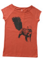 Bio- & Fairtrade-Frauenshirt Eichhörnchen, foxy M