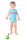 Babybody pink is not just for girls! hellblau 6-12 Monate (Gr. 66-76)