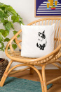 Kissenbezug Katze weiß 40*40