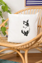 Kissenbezug Katze weiß 40*40
