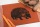 Handgewebtes Geschirrtuch Igel foxy