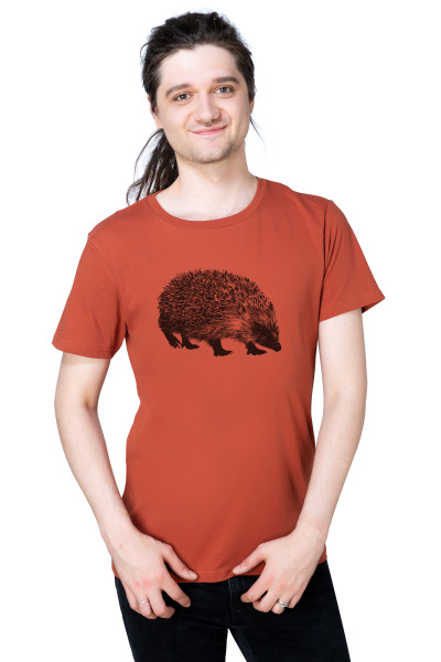Männershirt Igel foxy