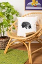 Kissenbezug Igel weiß 40*40