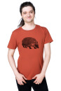 Bio- & Fairtrade-Männershirt Igel, foxy XL