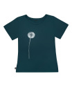 Fair-Trade-Frauenshirt Pusteblume *made in Kenia*, dunkelgrün XS