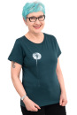 Frauen T-Shirt Kenia Pusteblume dunkelgrün L