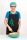 Bio- & Fair-Trade-Schürze Petersilie handgewebt, schwarz
