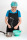 Bio- & Fair-Trade-Schürze Schafgarbe handgewebt, schwarz