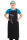 Bio- & Fair-Trade-Schürze Schafgarbe handgewebt, schwarz