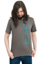Männershirt Kenia Distel dunkelgrau