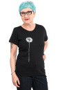 Fair-Trade-Frauenshirt Pusteblume *made in Kenia*, schwarz S