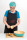Bio- & Fair-Trade-Schürze Punk-Rock handgewebt, schwarz