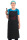 Bio- & Fair-Trade-Schürze Punk-Rock handgewebt, schwarz