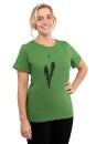 Frauen T-Shirt Kenia Löwenzahn leaf green