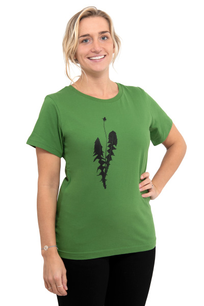 Fair-Trade-Frauenshirt Löwenzahnl *made in Kenia*, grasgrün M