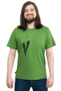 Männershirt Kenia Löwenzahn leaf green S