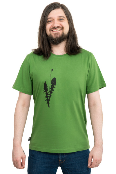Fair-Trade-Männershirt Löwenzahn *made in Kenia*, grasgrün XXL
