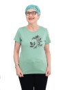 Frauen T-Shirt Kenia Holunder mintgrün