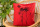 Bio-Kissenbezug Schierling, rot 40x40 cm