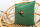 Bio-Kissenbezug Rotkehlchen, grün 40x40 cm