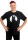 Männershirt Kenia Fair Trade Schwarzer Kater schwarz M
