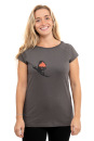 Frauenshirt Kenia Fair Trade Rotkehlchen, dunkelgrau M