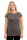 Frauenshirt Kenia Fair Trade Rotkehlchen, dunkelgrau M