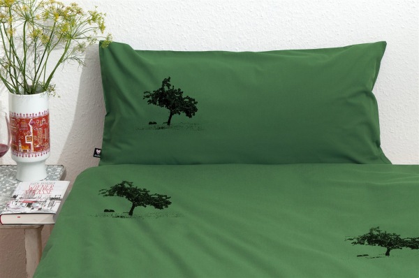 Kissenbezug Apfelbaum grün 80*40