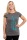 Frauen Raglan Shirt Kenia Distel dunkelgrau