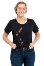 Frauenshirt Kenia Fair Trade Physalis, schwarz M