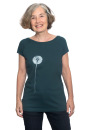 Frauenshirt Kenia Fair Trade Raglan Pusteblume,...