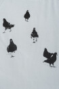 Frauenshirt Taubengang hellgrau *Einzelstück Größe S S