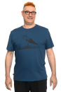 Männershirt Kenia Mittelmeermöwe blau