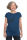 Frauen Raglan-Shirt Kenia Farn blau