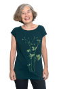 Frauenshirt Lovely Unkraut, dunkelgrün XL