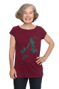 Frauenshirt Brombeere, ruby XL