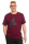 Männershirt Brombeere, weinrot XXL