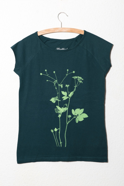 Frauenshirt Lovely Unkraut dunkelgrün *Einzelstück