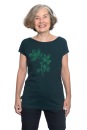 Frauenshirt Kenia Fair Trade Raglan Kastanie,...