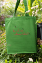 Bio-Fashion-Bag "her mit dem schönen Leben!" grün