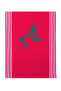 Handgewebtes Geschirrtuch Brombeere rot