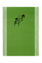 Bio&Fair-Trade Geschirrtuch Kohlmeisen, leaf green